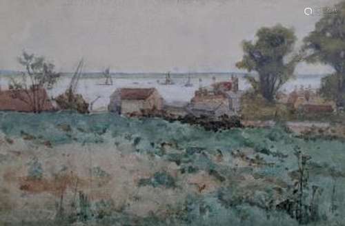 James Frederick Darley (1847-1932), watercolour, The Medway ...