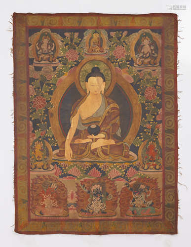 Tibetan Thangka of Buddha