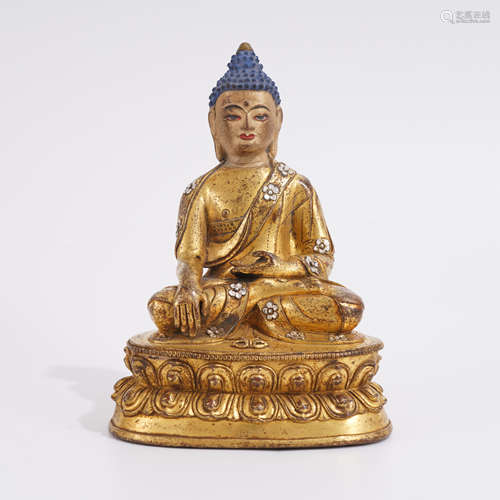 Gilt-Bronze Figure of Buddha