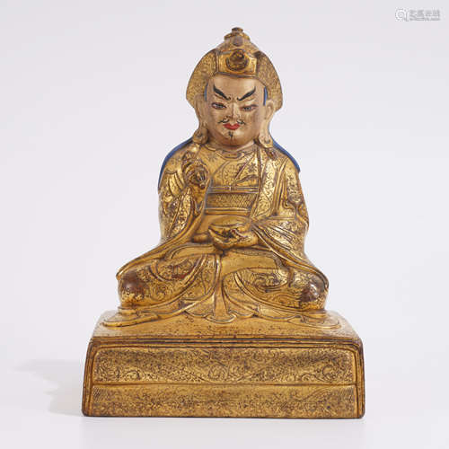 Gilt-Bronze Figure of Padmasambhava