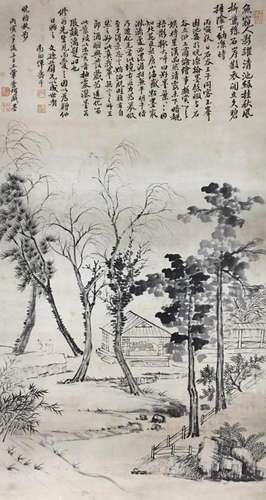 WANG HUI, COTTAGE SCENE