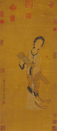 Chinese Figure Painting by Tang Yin