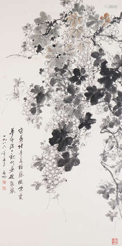 The Grape，Painting by Qigong