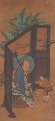 Chinese Figure Painting by Li Gonglin