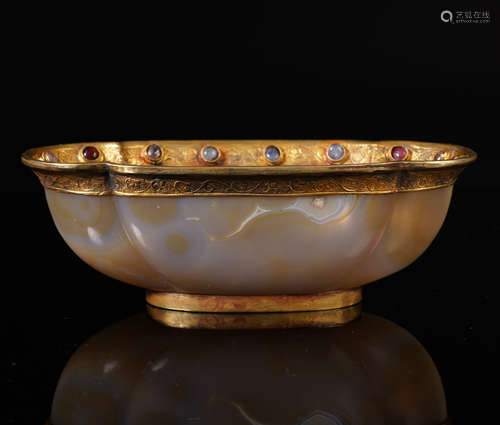 Gilt Agate Wahser