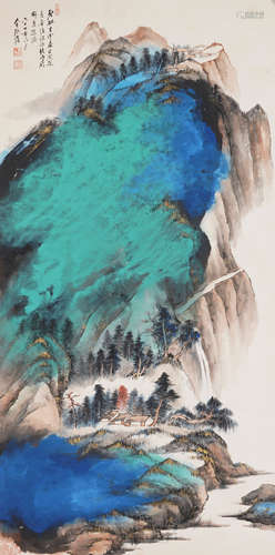 Chinese Landscape Painting by Zhang Daqian