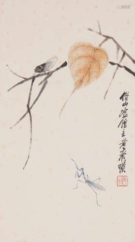 The Insect，by Qi Baishi