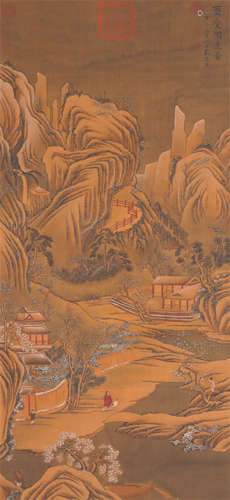 Chinese Landscape Painting by Dai Jin