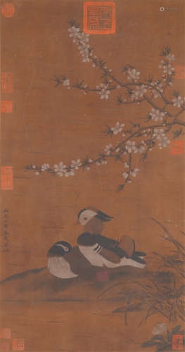 Chinese Bird-and-Flower Painting by Wu Bing