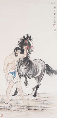 The Horse，Painting by Xu Beihong