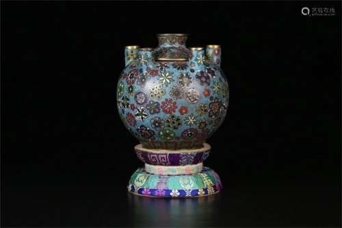 A Chinese Cloisonne Vase