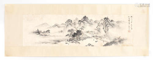 Chinese Landscape Painting by Zhang Qia