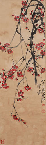 Chinese Flower Painting by Qi Baishi