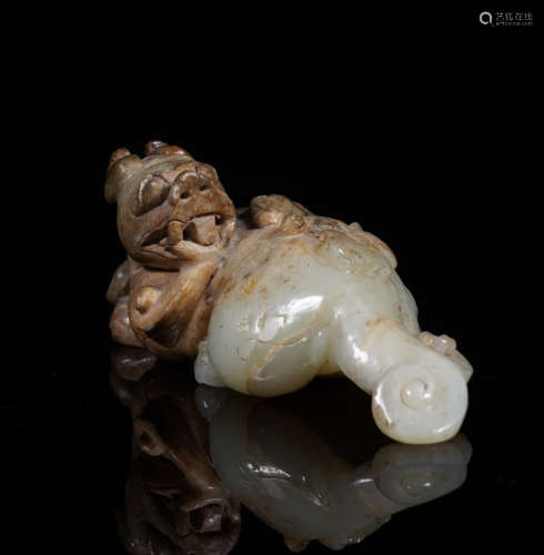 Han Dynasty Nephrite Mythical Beast