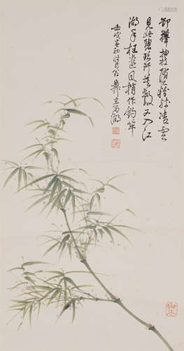 Chinese Flower Painting by Xie Zhiliu