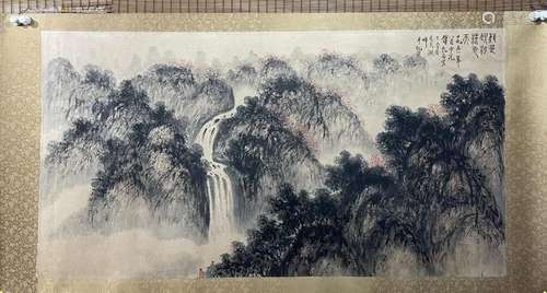 FU BAOAHI, LANDSCAPE AND WATERFALL