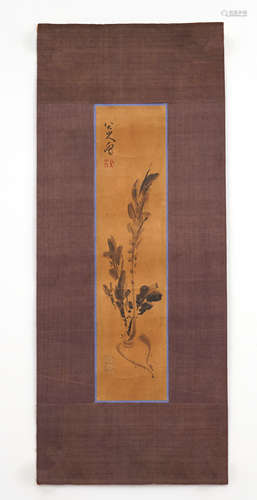 Chinese Flower Painting by Bada Shanren