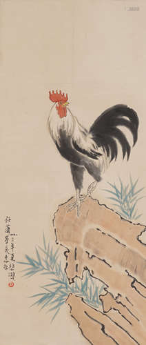 The Rooster，by Xu Beihong