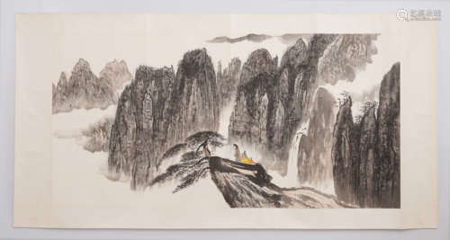 Chinese Landscape Painting by Ya Ming