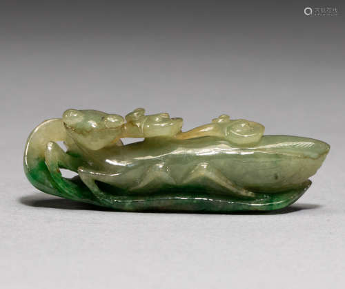 Jade ornaments of Qing Dynasty in China