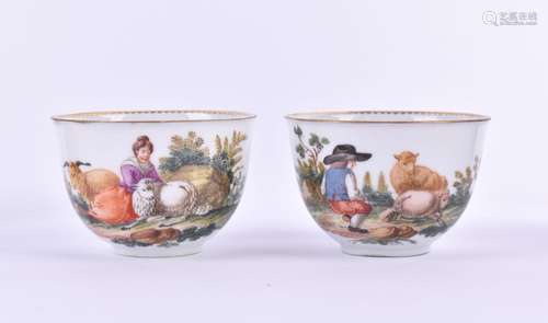 Paar Koppchen Meissen Markolinizeit | Pair of cups Meissen M...