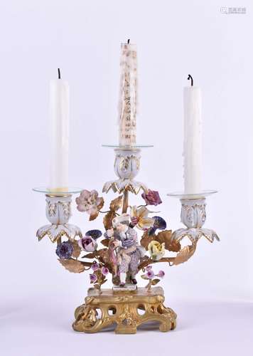 Kerzenleuchter Meissen 19. Jhd. | Candlestick Meissen 19th c...