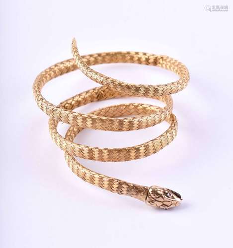 Schlangenarmband 19. Jhd. | Snake bracelet 19th century