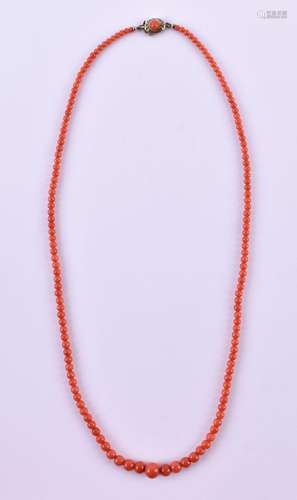 Korallenkette um 1900/1920 | Coral necklace around 1900/1920