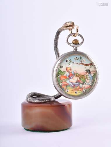 erotische Taschenuhr | erotic pocket watch