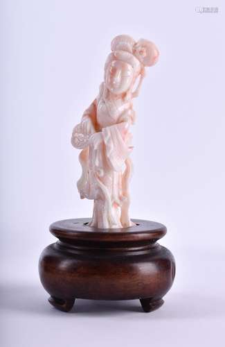 Korallenfigur China Qing Dynastie | Coral figurine China Qin...