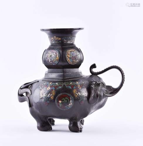 Figürlicher Cloisonne Koro China Qing Dynastie | Figurative ...