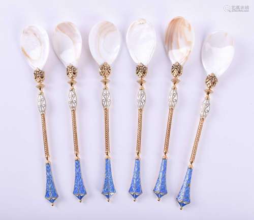 6 Kaviarlöffel Russland | 6 caviar spoons Russia