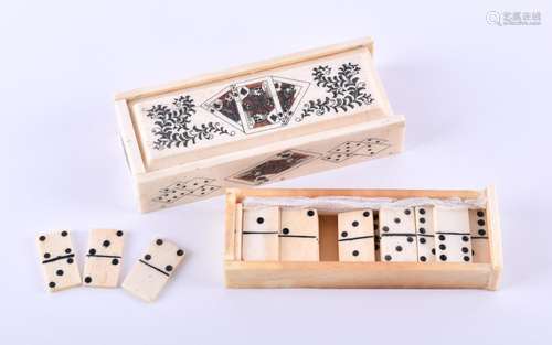 Dominospiel um 1900 | Domino game around 1900