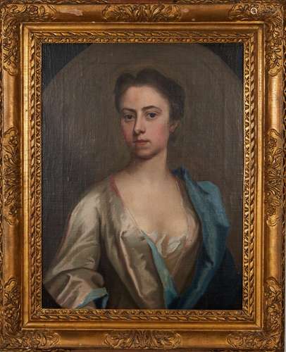 Attribué à Michael DAHL (1659-1743) Portrait de femme Toile ...