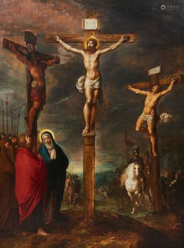 Frans FRANCKEN et son atelier (Anvers 1581-1642) La Crucifix...