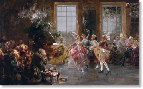 让·保罗·西尼巴尔迪（1857～1909） 狂欢节 布面油彩