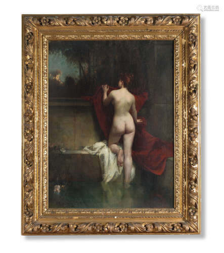 乔治·帕佩里茨（1846～1918） 出浴 布面油彩