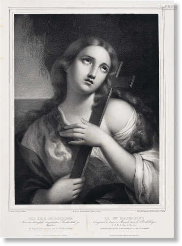 贾科莫·帕尔玛（1544～1628） 1846年作 圣·马格达琳 石版画