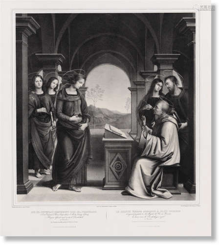 彼得罗·佩鲁吉诺（1446/1452～1523） 1846年作 圣母玛利亚出现在圣伯...