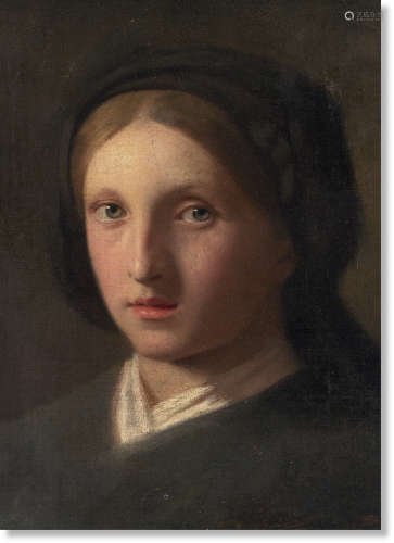 阿列克谢·维涅扎诺夫（1780～1847） 女孩肖像 木板油彩