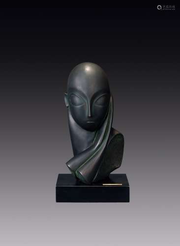 康斯坦丁·布朗库西（1876～1957） 波嘉尼小姐 铸铜雕塑