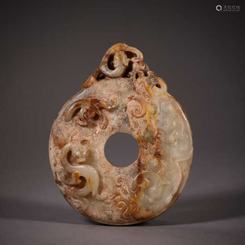 Han Dynasty of China,Jade Bi 中國汉代，玉璧