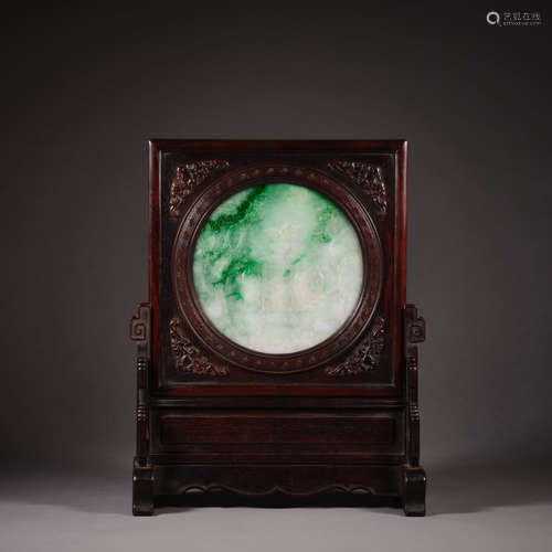 Qing Dynasty of China,Jadeite Ornament 中國清代，翡翠摆件