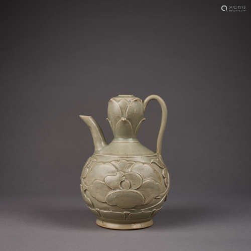 Song Dynasty of China,Northern Celadon Holding Pot 中國宋代，...