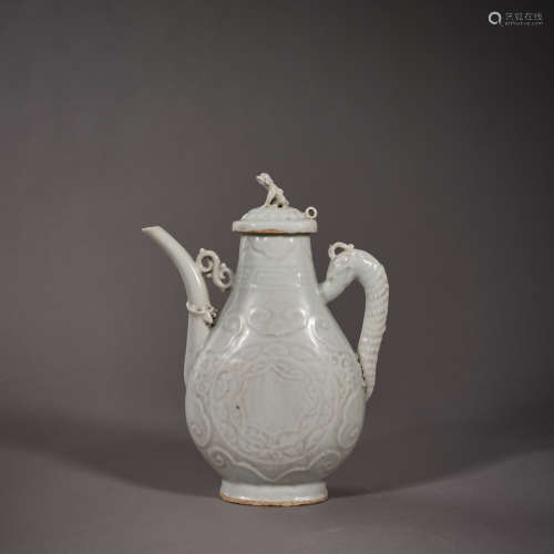 Ming Dynasty of China,Blue and White Glaze Holding Pot 中國明...