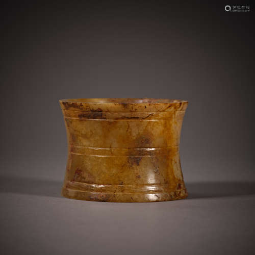 Han Dynasty of China,Jade Tube 中國汉代，玉筒