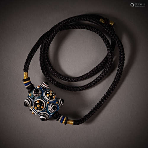 Han Dynasty of China,Coloured Glaze Bead 中國汉代，琉璃珠