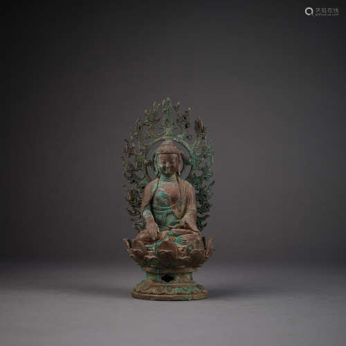 Liao Dynasty of China,Copper Buddha Statue 中國辽代，铜佛像