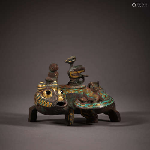 Spring and Autumn Period of China,Inlaid Gold and Silver Orn...