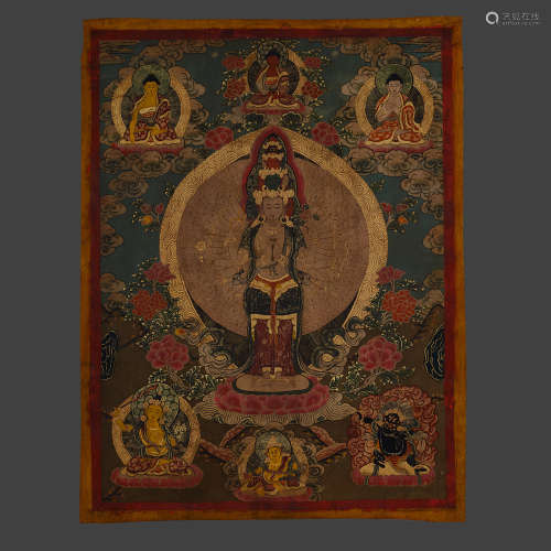 Qing Dynasty of China,Thangka 中國清代，唐卡